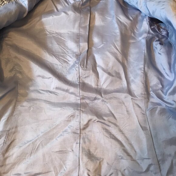 Jones New York Essentials Tweed Blazer Suit Jacket - Blue Size 6 Made in Canada - Picture 10 of 12